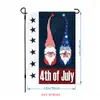 Bandera Decorativa Transfronteriza del 4 de Julio Día de la Independencia Americana Bandera de Jardín Águila Calva Bandera con Elementos de EE.UU. Personalización