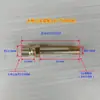 Bico de Água para Molde Norma Britânica 1234 Estendido 1/8 Bico de Água Máquina de Temperatura de Molde Conector de Tubo de Teflon 1/4 3/8 Conexão