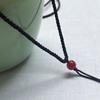 Cordón colgante de línea Milán tejido a mano, collar de joyería de jade, ágata y ámbar, cuerda ajustable para colgar en el cuello, accesorio de cuerda de algodón.