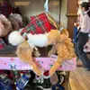 Agente de Compras da Disney para Faixas de Cabelo Shelliemay, Faixas de Cabeça de Pelúcia com Laço do Ursinho Duffy Fofo, Acessórios de Cabelo para Lavar o Rosto de Parque de Diversões