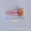 Pinza para el Cabello de Capibara Dibujo Animado de Capibara Pinza BB Fresa Pinza para el Flequillo de Niños Accesorio para el Cabello Dulce Pasador al por Mayor para Niñas