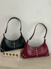 Bolsa Tote Feminina Popular Estilo Coreano para o Dia a Dia com Rebites Nova Textura Leve Luxo 2026 Vintage Chique de Ombro