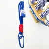 Dopamina Acrílico Miçangas Letra Corda Trançada Série Miu Bolsa Pendente Popular Colorido Letra Miçangas Pingente de Bolsa