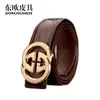 Cinturón Casual de Negocios para Hombre de Barriga de Cocodrilo Siamés Importado de Tailandia Hebilla Completa de Acero Cuero Genuino Lujo Accesible Cinturón para Hombre