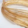 Fio de cobre com retenção de cor 14K faça você mesmo joias caseiras pulseira colar acessórios material fio semi-duro fio de ouro fio de modelagem enrolamento