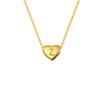 Collar de Acero de Titanio de Moda 26 Letras Inglesas en Forma de Corazón Personalizado Amazon Colgante Versátil Venta al por Mayor Colgante de Letra