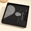 Cuaderno con Hebilla Redonda Regalo de Negocios Logo Personalizado Apertura de Empresa Regalo de Graduación Escolar Día del Maestro Evento Corporativo