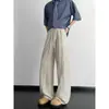 2025 Nuevos Pantalones Retro de Lino para Hombre Transpirables Delgados Rectos Casuales Algodón y Lino Chino Seda de Hielo Pantalones Yamamoto