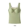 Nueva ropa interior térmica de otoño e invierno para mujer, con un diseño cepillado sin costuras que proporciona un ajuste ceñido, realza y soporta los senos, y ofrece un efecto push-up sin aros, ideal para bustos pequeños