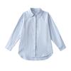 Camisa Feminina Manga Longa Casual Solta Estilo Boyfriend Retro Estilo Coreano Estilo Hong Kong Nova 2023 Gola Lapela Comprimento Médio