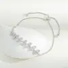 Pulsera Deslizante de Circonita Microincrustada Dongdaemun Coreana para Mujer, Chapada en Cobre con Oro Real, Joyería Ajustable, Accesorios Transmitidos en Vivo, Chapada en Oro