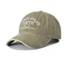 Comércio exterior novo chapéu de algodão lavado boné de beisebol bordado boné boné chapéu de sol Amazon versátil chapéu de sol personalizado