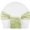 Cintas de satén, cintas de satén, cintas de seda, flores para el respaldo de las sillas de boda, fundas para sillas, lazos, cintas para sillas, decoración de sillas de comedor, boda