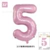 Comercio Exterior Nuevo Modelo 32 pulgadas Versión Americana Mediano Digital Globo de Película de Aluminio Tapa Dura 80cm Oro Rosa Decoración de Fiesta de Cumpleaños
