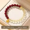 Pulseira de Ouro, Ametista, Item de Moda de Luxo, Pulseira para Mulheres do Escritório que Atrai Riqueza, Joia Versátil Atacado