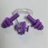 Conjunto de Protetores Auriculares de Silicone para Natação e Clipe de Nariz Embalados, Para Natação, Protege Ouvidos e Nariz da Entrada de Água, Adequado para Adultos e Crianças