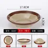 Vajilla Tradicional para Hot Pot Estilo Ciudad de Melamina, Platos Pequeños Especiales, Tripa, Intestinos de Pato, Bol para Sangre de Pato, Bol Azul con Línea Retro para Hot Pot de Chongqing