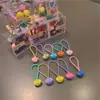 Faixa de cabelo de elástico infantil para menina, anel de cabelo elástico alto, acessórios de cabelo para meninas, não machuca o cabelo, corda de cabelo fofa, adorno de cabeça