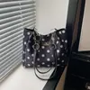 2026 Nueva Bolsa de Tote de Lunares para Mujer, Gran Capacidad, para Viajes Diarios, Bolso de Hombro Único, Bolso de Mano Versátil de Nicho de Gama Alta