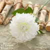 Flores de Dália Artificiais, Flores Artificiais, Plantas Verdes Atacado, Artesanato para Decoração de Casamento, Fabricante de Buquês de Mão Estilo Ins