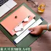 Bolsa de Couro A4 para Documentos, Bolsa para Arquivos, Bolsa de Mão, Organizador de Arquivos, Pasta Executiva Espessa, Logotipo Personalizado
