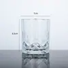 Atacado Copo de Vidro Transparente de Cristal para Vela Porta-Vela Aromaterapia de Feriado Velas Perfumadas Pretas para Casa Pote de Velas