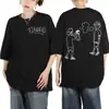 Camiseta Rapper Rels B Skinny Flakko Print Harajuku Hip Hop P