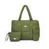 Bolso cruzado de hombro para mujer de gran capacidad para exteriores transfronterizo europeo y americano, ligero, impermeable, de tela de nailon, bolso de mano esponjoso