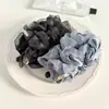 Pinza para el Cabello de Malla Plisada Burbuja Estilo Coreano Flor Delicada Botón Plátano, Elegante y Graciosa Pinza para Cola de Caballo, Pasador, Accesorio para el Cabello