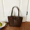 Bolso Casual Retro de Gran Capacidad para Mujer 2026 Nuevo Bolso de Hombro Simple a la Moda de Nicho Bolso Tote Simple para el Viaje Diario