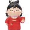 Tang Xiaoyuan Guochao Chica Estilo Antiguo Mercado Cultural y Creativo Adorno de Estación de Trabajo de Escritorio Artesanías de Resina Creativas y Lindas para Dama