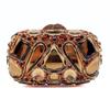 En stock Cross Border Nuevo bolso de noche con incrustaciones de diamantes Bolso de mano de cristal con diamantes Bolso de mano para banquetes para mujer Bolso de mano con piedras