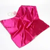 Bufandas de Color Sólido Nuevas para Primavera, Otoño e Invierno, Bufandas Cuadradas de 60 cm, Bufandas Decorativas Profesionales para Mujer, Bufandas Pequeñas de Satén al por Mayor, Bufandas