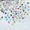 Decorações para Nail Art em Formato de Flecha com Fundo Plano 5x8mm, Strass de Vidro Cristalino de Formato Irregular, Strass para Nail Art Usáveis, Atacado DIY