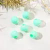 Cuentas Redondas de Agujero Grande de Color Sólido Color Primavera 10 mm Cuentas Acrílicas Material para Manualidades DIY Infantil Apertura 4.0 mm