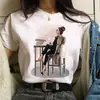 Blusa Rosa Estampada Camiseta de Manga Curta Série Dia das Mães Moda Camiseta de Manga Curta