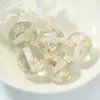 Pingente Glaciar Pó Dourado Contas de Flor Contas Redondas Contas com Furo Reto Pulseira de Resina Material para Joias DIY Acessórios