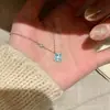 Juego de Collar y Pulsera de Plata de Ley S925 con Trébol de Cuatro Hojas y Nácar para Mujer, Estilo Vintage de Lujo Ligero con un Toque de Alta Gama, Popular en Xiaohongshu