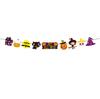 Decoração de Festa de Halloween 2023 Letra Latte Flor Puxada Abóbora Fantasma Esqueleto Bruxa Bandeira Personalizada Interna