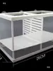 Red de aislamiento para pecera, caja de cría, dispositivo de aislamiento, red de aislamiento para peces jóvenes, red de aislamiento para guppies, caja de aislamiento para pecera