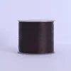 Hilo redondo encerado cosido a mano no suelta hebras 0.4/0.5/0.6mm eje pequeño hilo encerado hilo encerado de poliéster accesorios manuales para cuero DIY