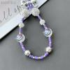 Cordón para teléfono móvil con lazo y cuentas de diamante para pulsera, cadena colgante para teléfono móvil para mujer, pequeño y fresco