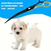 Las cortapelos curvas Wingsbro de 7.0 pulgadas en color negro y dorado, que se doblan hacia abajo, son adecuadas para abrir y cerrar el pelaje de los perros, para peinar y para esteticistas de mascotas.