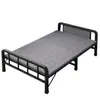 Cama de acompañamiento para una persona para uso doméstico, cama simple para siestas en la oficina, descanso a la hora del almuerzo en el dormitorio, cama pequeña para viviendas de alquiler, cama plegable