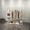 Estante de Exhibición para Tienda de Ropa Perchero de Hierro Colgador de Pie para Dormitorio Perchero Sencillo de Estilo Europeo