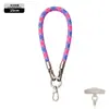 Novo Cordão Elegante para Celular 8mm Forte para Pendurar no Pescoço Transversal Ajustável Outdoor Anti-Perda Exquisitecido Pulso Corda Trançada
