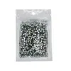 Rhinestones redondos de fondo plano k9 con 33 facetas, múltiples tamaños, 1:1, que no se caen, mini pedrería mixta, pedrería súper brillante para decoración de uñas DIY
