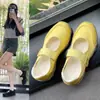 Zapatos Mary Jane Planos de Velcro Cómodos para Mujer, Estilo Coreano de Nicho para Exteriores, Deportivos Casuales de Moda para Estudiantes, que Aumentan la Altura, Individuales