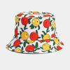 Comercio electrónico transfronterizo Amazon más vendido sombrero de pescador con patrón de frutas para hombres y mujeres Sombrero para el sol de ocio al aire libre sombrero de viaje de verano