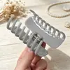 Pinza para el cabello de estilo coreano color rosa melocotón y café con leche, con un toque de alta gama, pinza de tiburón limpia y simple, pasador elegante, accesorios para el cabello al por mayor